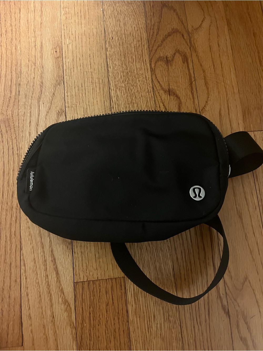 lululemon athletica Black Belt Bag with Subtle Logo